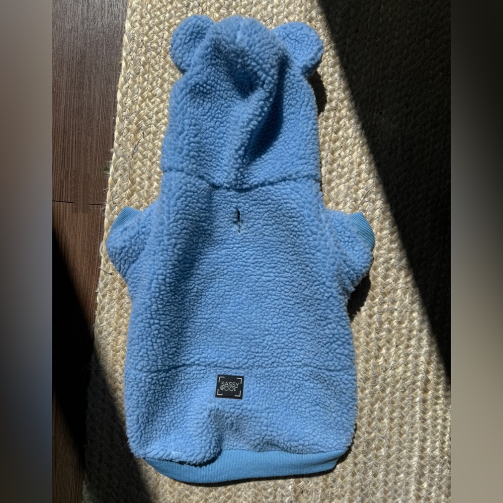 Sassy wolf Faux sherpa teddy bear coat